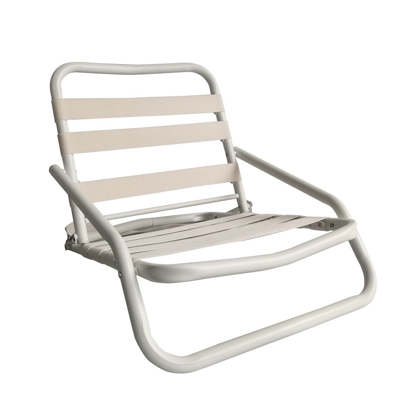 Low Folding Armless Beach Chair