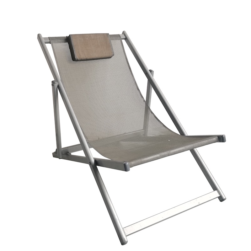 Adjustable High Back Folding Chair with Pillow