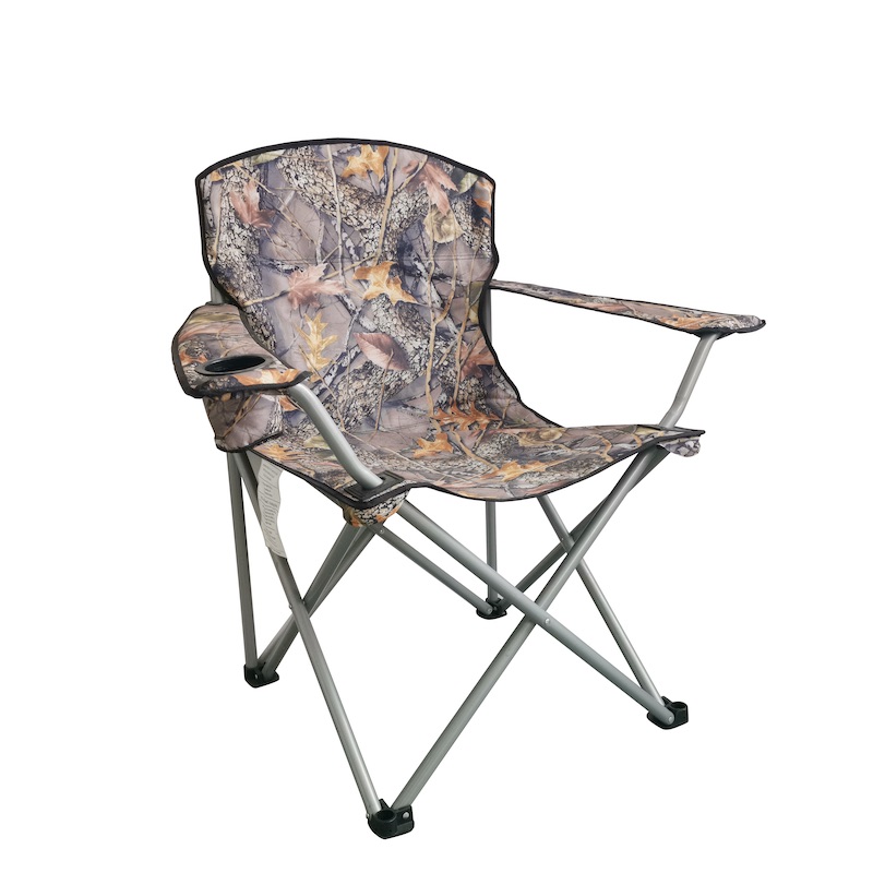 Multi-Fabric Armrest Folding Lounge Chair with Pockets