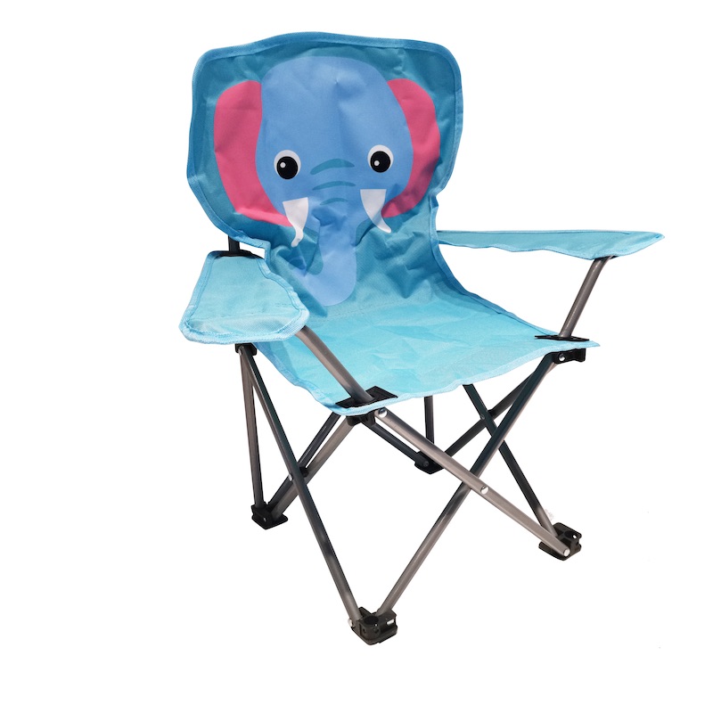 Kids Armrest Camping Chair with Storage Bag