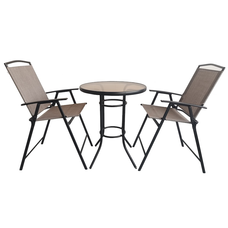 Outdoor patio table and chair set